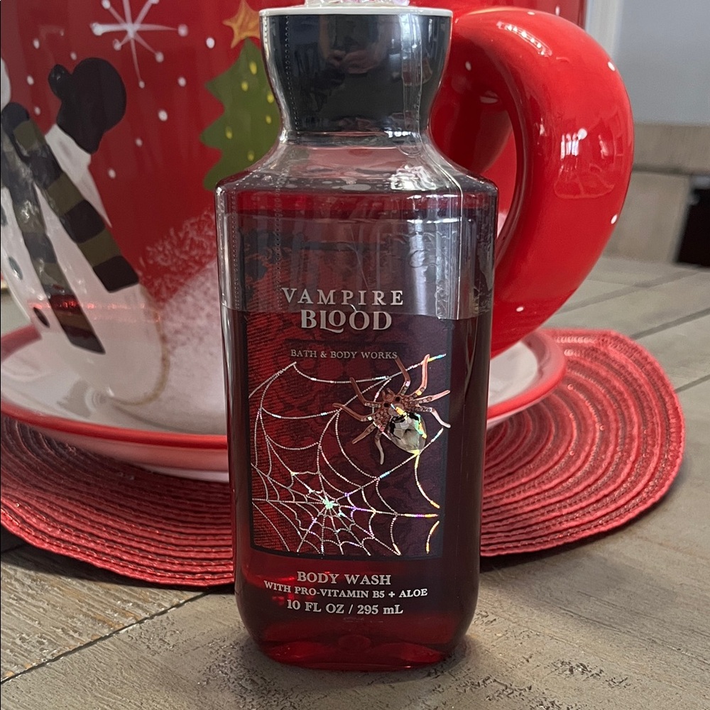 Vampire Blood Body Wash AND Bath Bomb -NWT